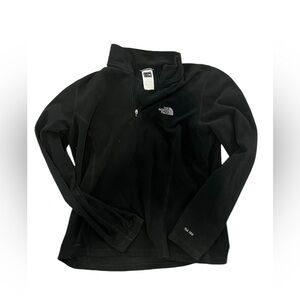 THE NORTH FACE TKA 100 GLACIER 1/4 ZIP FLEECE WOMENS Black Medium